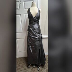 Flirt Maggie Sottero Gray Charcoal Size 6 formal evening Dress